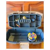 3 Bass Frogs and a Plastic Tackle Box 3 Bass Frogs and a Plastic Tackle Box