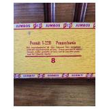 Military Hat, Snap Play Gun, and Jumbos Cigar Box Military Hat, Snap Play Gun, and Jumbos Cigar Box