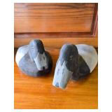 2 Handmade Wooden Duck Decoys 2 Handmade Wooden Duck Decoys