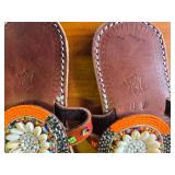 2 Pair Size 9 Beaded Sandles 2 Pair Size 9 Beaded Sandles
