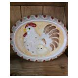 Chicken Wall Hanger without Wire to Hang. 3 Candlestick Holder with Metal Top Chicken Wall Hanger without Wire to Hang. 3 Candlestick Holder with Metal Top