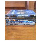 5 DVD's Hollow Man, Hunger Games, San Andreas Quake, The Last Witch Hunter, Bad Boys and Bad Boys 2 5 DVD's Hollow Man, Hunger Games, San Andreas Quake, The Last Witch Hunter, Bad Boys and Bad Boys 2