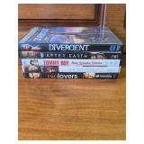 5 DVD's Divergent, After Earth, Tommy Boy, Short Term 12, Two Lovers 5 DVD's Divergent, After Earth, Tommy Boy, Short Term 12, Two Lovers