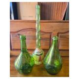 Green Wine Decanters Green Wine Decanters