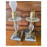2 Lamps, Both Work, Marble Bases 2 Lamps, Both Work, Marble Bases