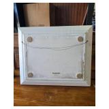 Frog Print with Nice White Wood Frame Frog Print with Nice White Wood Frame