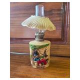 Small Oil Lamp, 4 Tiny Shot Glasses and A Small Jack Daniels Bottle Small Oil Lamp, 4 Tiny Shot Glasses and A Small Jack Daniels Bottle