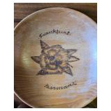 2 Wooden Bowls, Sets of Salt and Pepper Shakers Wooden, and Another Set of S&P Shakers 2 Wooden Bowls, Sets of Salt and Pepper Shakers Wooden, and Another Set of S&P Shakers