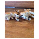 Horse Salt and Pepper Shakers and Tiny Candle Can Horse Salt and Pepper Shakers and Tiny Candle Can