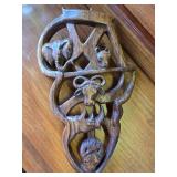 Hand Carved Wooden African Map, Wall Hanging 'Big Five' Animals Hand Carved Wooden African Map, Wall Hanging 'Big Five' Animals
