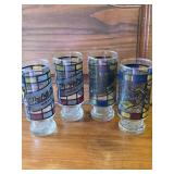 Beer Glasses, Miller, Falstaff, and Two Black Label Beer Beer Glasses, Miller, Falstaff, and Two Black Label Beer