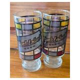 Beer Glasses, Miller, Falstaff, and Two Black Label Beer Beer Glasses, Miller, Falstaff, and Two Black Label Beer