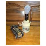 Lamp and Old Car Lamp and Old Car