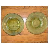 5 Uranium Plates, 2 Different Designs 5 Uranium Plates, 2 Different Designs