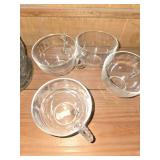 Snack Trays, Set of 4, Federal Glass Co. Snack Trays, Set of 4, Federal Glass Co.