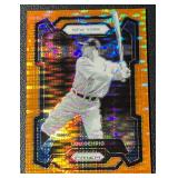 Lou Gehrig 2024 Prizm Baseball Orange Pulsar 394/399 New York Yankees Baseball Card No. 109