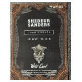 Shedeur Sanders 2024 Wild Card 7-Card Studs Rookie 1/6 Cleveland Browns Rookie Football Card No. P7CSH-SS3