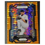 Mariano Rivera 2024 Prizm Baseball Orange Pulsar 199/399 New York Yankees Baseball Card No. 96