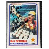 Wally The Beerman In-Person Minnesota Twins Auto Minneapolis Metrodome