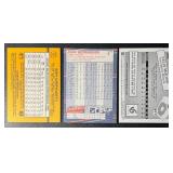 Minnesota Twins In-Person Auto 3-Card Baseball Card Lot (Gaetti, Berenguer, & Molina)