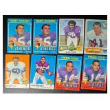 8-Card Minnesota Vikings Vintage Football Card Lot
