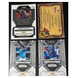 4-Card Autograph Baseball Card Lot