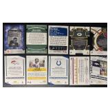 10-Card Numbered Football Card Lot
