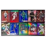 10-Card Numbered Football Card Lot (4)