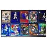 10-Card Numbered Star Football Card Lot