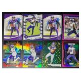Justin Jefferson 8-Card Parallel Minnesota Vikings Football Card Lot