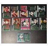 11-Card Spellbound Superstar Football Card Lot