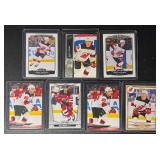 Jack Hughes 7-Card Hockey Card Lot