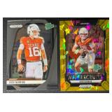 Arch Manning 2-Card Texas Longhorns Prospect Football Card Lot