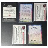 Elly De La Cruz 5-Card Cincinnati Reds MLB Rookie Baseball Card Lot