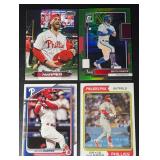 Bryce Harper 4-Card Philadelphia Phillies MLB Baseball Card Lot