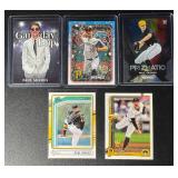 Paul Skenes 5-Card Pittsburgh Pirates Rookie Baseball Card Lot