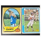 Fran Tarkenton 1978 & 1970 Minnesota Vikings Vintage Football Card Lot