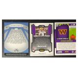 Jayden Daniels 3-Card Washington Commanders Rookie Football Card Lot