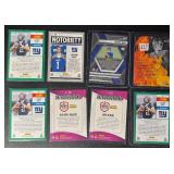 Jaxson Dart New York Giants 8-Card Rookie Football Card Lot