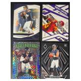 Caleb Williams 4-Card Rookie/Base Chicago Bears Rookie Football Card Lot