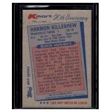 Harmon Killebrew Autographed w/ "HOF 84 Inscription" 1982 Topps K-Mart MVP Series #15 Minnesota Twins Vintage Baseball Card