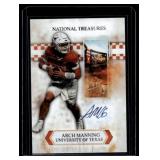 Arch Manning RARE / 100 Artist John Rudolph Signed 2024 Mowwow Media Limited Edition Football Card