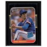 Greg Maddux RC 1987 Donruss #36 Rated Rookie Baseball Card