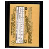 Greg Maddux RC 1987 Donruss #36 Rated Rookie Baseball Card