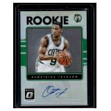 Demetrius Jackson Auto RC 2016-17 Donruss Optic Prizm #47 Basketball Card