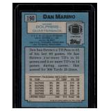 Dan Marino 1988 Topps #190 Football Card
