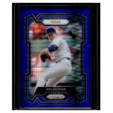 Nolan Ryan /75 Blue Pulsar Prizm 2024 Prizm #50 Numbered 70/75 Baseball Card