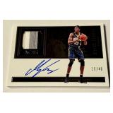 Myles Turner /40 Auto Quad Color Patch 2016-17 Noir #36 Numbered 15/40 Game Worn Basketball Card