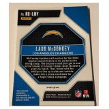 Ladd McConkey RC Patch 2024 Prizm Rookie Gear #RG-LMY Football Card