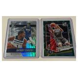 Anthony Edwards 2 Card Lot 2023-24 Donruss Green #137 2021-22 Chronicles Essentials #307 Basketball Cards